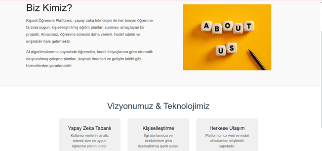 Ögrenme Haritasi / Learning Map Web